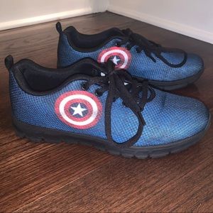 Captain American kids shoes